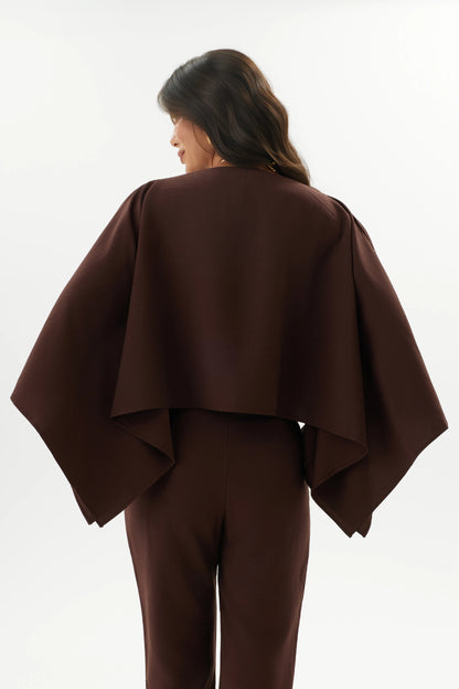 Blusa Capa Serena Cropped | Alva & Co.