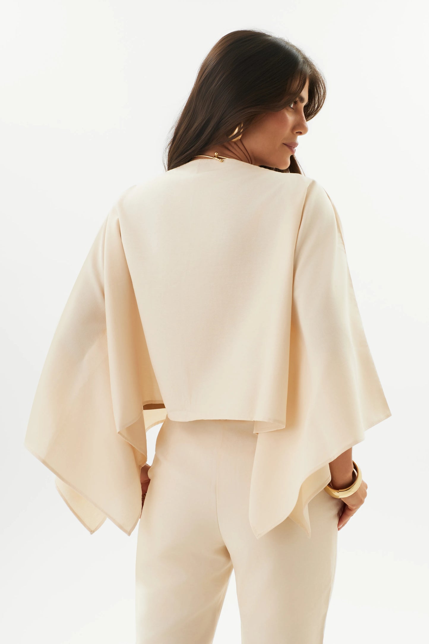 Blusa Capa Serena Cropped | Alva & Co.